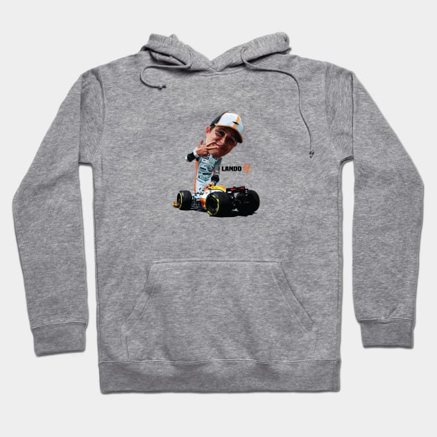 Tooned Lando Norris Hoodie by pxl_g